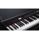 NUX NCK-330 BK - Digital piano with cabinet and triple sensor hammer action keyboard - black