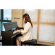 NUX NCK-330 BK - Digital piano with cabinet and triple sensor hammer action keyboard - black
