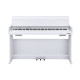 NUX NCK-330 WH - Digital piano with cabinet and triple sensor hammer action keyboard - white