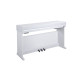 NUX NCK-330 WH - Digital piano with cabinet and triple sensor hammer action keyboard - white