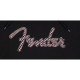 9192413506 - Fender® Spaghetti Logo Wavy Checker Hoodie, Pink Checker, L