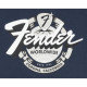 9193822506 - Fender® World Wide Tee, Vintage Navy, L