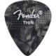 1980200100 - 351 Dotted Celluloid Picks, 12-Pack, Thin