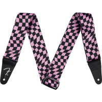 990637270 - Wavy Checkerboard Polyester Strap, Pink