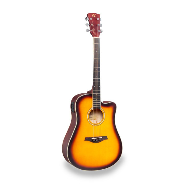 MEADOW DNCE-SBT - Dreadnought cutaway acoustic guitar w/preamp