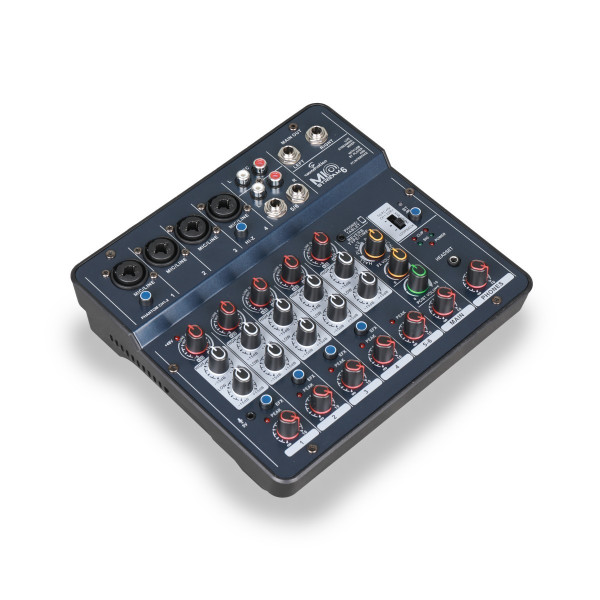 MIOSTREAM6 - 6-Ch Mixer with OTG, Bluetooth and Soundcard