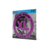 D'Addario Nickel Wound Electric Guitar Strings, Super Light, 9-42