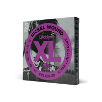 D'Addario Nickel Wound Electric Guitar Strings, Super Light, 9-42 3-AS PACK