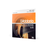 D'Addario Bronze Acoustic Guitar Strings, Extra Light, 10-47
