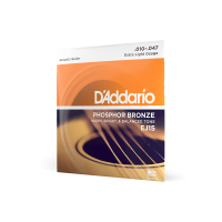 D'Addario Phosphor Bronze Acoustic Guitar Strings, Extra Light, 10-47 D'Addario Phosphor Bronze Acoustic Guitar Strings, Extra Light, 10-47
