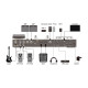 NUX MG-50li WH - Modeler & Profiler with lithium battery (White version)