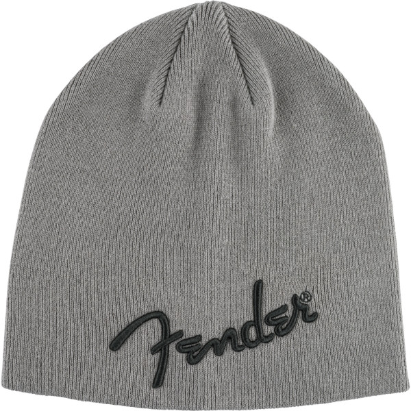Fender 9106111708 - Fender® Logo Beanie, Charcoal Heather Gray, One Size