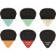 Fender 1985351402 - Mojo Grip Dura-Tone® Delrin Picks - 3 Pack - .58 Surf Green
