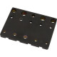 994407400 - Fender® HiMass™ 4-String Bass Bridge Assembly With Zinc Saddles, Black