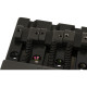 994407400 - Fender® HiMass™ 4-String Bass Bridge Assembly With Zinc Saddles, Black