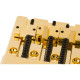 994408200 - Fender® HiMass™ 4-String Bass Bridge Assembly With Brass Saddles, Gold