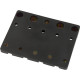 994408400 - Fender® HiMass™ 4-String Bass Bridge Assembly With Brass Saddles, Black