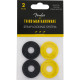 Fender 990819030 - Strap Blocks Third Man Records, 2 x Black and 2 x Yellow