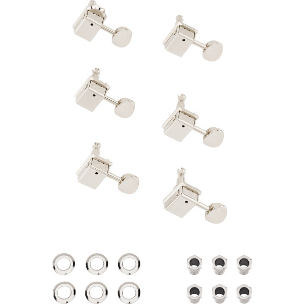 Fender 990802105 - ClassicGear™ Staggered Tuning Machines, Chrome