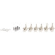 Fender 990802105 - ClassicGear™ Staggered Tuning Machines, Chrome