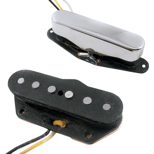992215000 - Custom Shop Twisted Tele® Pickups, Black/Chrome (2)