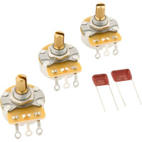 Fender 990830003 - Stratocaster® Split Shaft Potentiometer and Capacitor Kit, 3-Pack