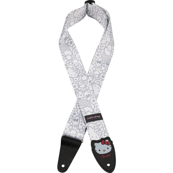Fender 990637223 - Fender® x Hello Kitty® White Poly Strap, 2