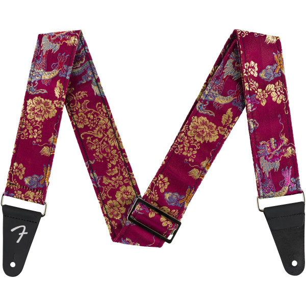 Fender 990638053 - Satin Dragon Strap, Wine