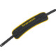 Fender 990689029 - Fender x Third Man Hardware Leather Strap, Black/Yellow