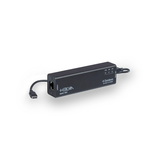 HELVIA SONIX UD2 - Dante™ I/O Interface, USB 2x2 Channel, Plug & Play