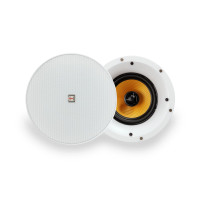 HELVIA ONDA-640FCW - 40W 8ohm 2-Way Hi-Fi Ceiling Speaker with Frameless Grille