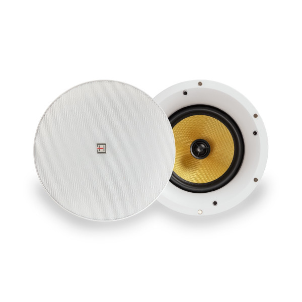 HELVIA ONDA-850FCW - 50W 8ohm 2-Way Hi-Fi Ceiling Speaker with Frameless Grille