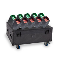 CENTOLIGHT PORTRAIT Q-AIR PLUS SET - SET OF 10 BATTERY-POWERED PARS 4x18W 6in1