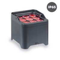 CENTOLIGHT Q-AIR IP - IP65 Battery powered par 9X12W