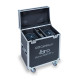 CENTOLIGHT IDRO SPIRE 330 SET - Set of 2 IP66 Beam&wash moving head with flight case