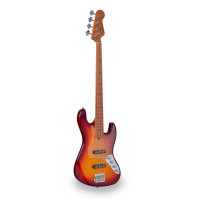 SPUR-DELUXE WSB-FM - Electric bass with flamed top, roasted maple freboard and neck (4 strings)