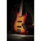 SPUR-DELUXE WSB-FM - Electric bass with flamed top, roasted maple freboard and neck (4 strings)