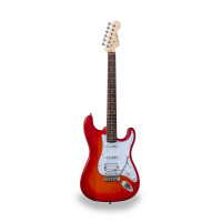 RIDER-PRO-RSH v2 SSB - Double cutaway electric guitar with 2 single coils + splittable humbucker and self-locking tuners (Wilkinson equipped)