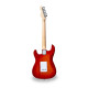 SOUNDSATION RIDER-PRO-RSH v2 SSB - Double cutaway electric guitar with 2 single coils + splittable humbucker and self-locking tuners (Wilkinson equipped)