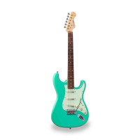RIDER-RETRO-R v2 SFG - Double cutaway electric guitar with 3 single coils and vintage tuners (Wilkinson equipped)