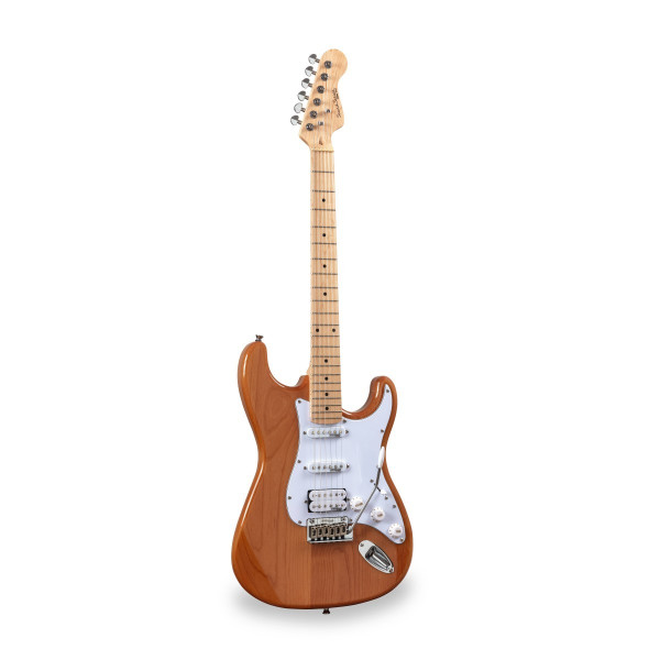 SOUNDSATION RIDER-PRO-MSH v2 NT - Double cutaway electric guitar with 2 single coils + splittable humbucker and self-locking tuners (Wilkinson equipped)