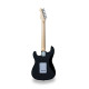 SOUNDSATION RIDER-PRO-RSH v2 BK - Double cutaway electric guitar with 2 single coils + splittable humbucker and self-locking tuners (Wilkinson equipped)