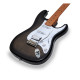 SOUNDSATION RIDER-DELUXE-M v2 TRBK - Double cutaway electric guitar with 2 single coils + splittable humbucker and self-locking tuners (Wilkinson equipped)