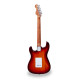 SOUNDSATION RIDER-DELUXE-M v2 TSB - Double cutaway electric guitar with 2 single coils + splittable humbucker and self-locking tuners (Wilkinson equipped)