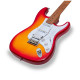 SOUNDSATION RIDER-DELUXE-M v2 ACSB - Double cutaway electric guitar with 2 single coils + splittable humbucker and self-locking tuners (Wilkinson equipped)