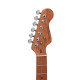 SOUNDSATION RIDER-DELUXE-M v2 ACSB - Double cutaway electric guitar with 2 single coils + splittable humbucker and self-locking tuners (Wilkinson equipped)