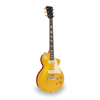 MILESTONE-PRO GT90 - Arch top cutaway electric guitar with P-90 style humbuckers and set-in neck