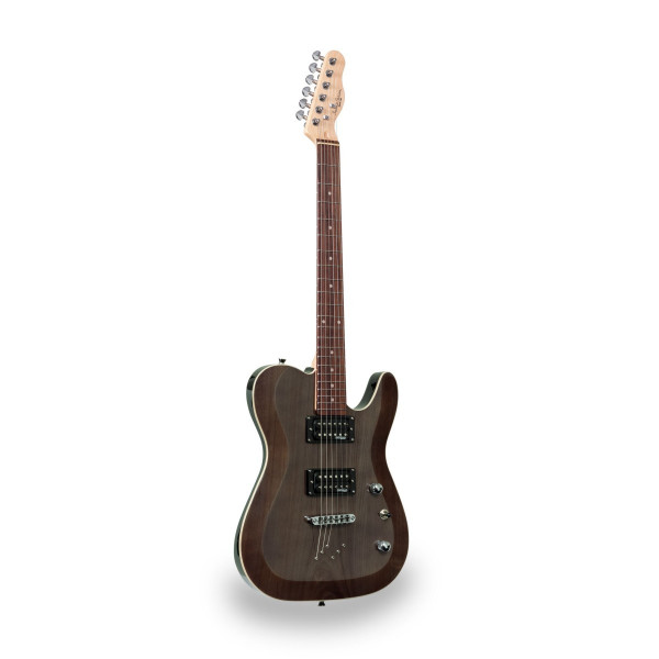 BARK-HB TBK - Electric guitar w/ Wilkinson Humbuckers and self locking tuners
