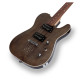 BARK-HB TBK - Electric guitar w/ Wilkinson Humbuckers and self locking tuners