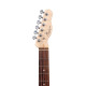 BARK-HB TBK - Electric guitar w/ Wilkinson Humbuckers and self locking tuners
